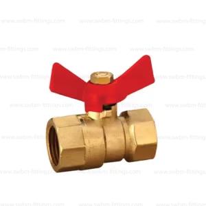 BRASS BALL VALVE BUTTERFLY HANDLE