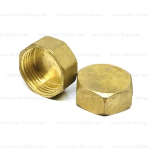 BRASS CAP - FEMALE THREADED