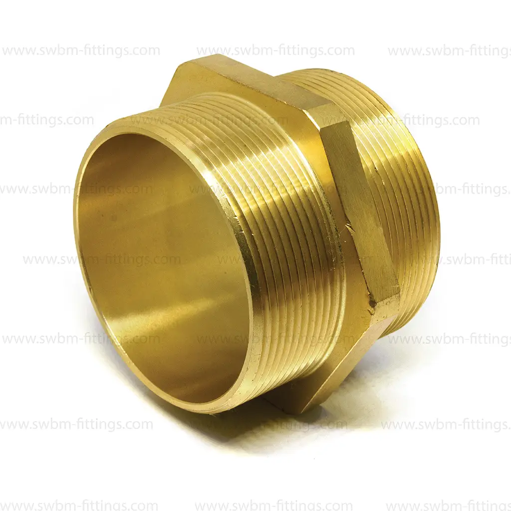 BRASS HEX NIPPLE - Image 2
