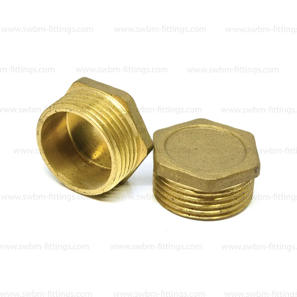 BRASS PLUG - MALE THREADED