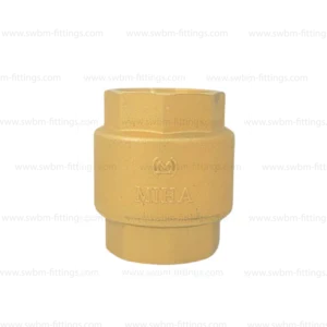 BRASS VERTICAL CHECK VALVE MIHA