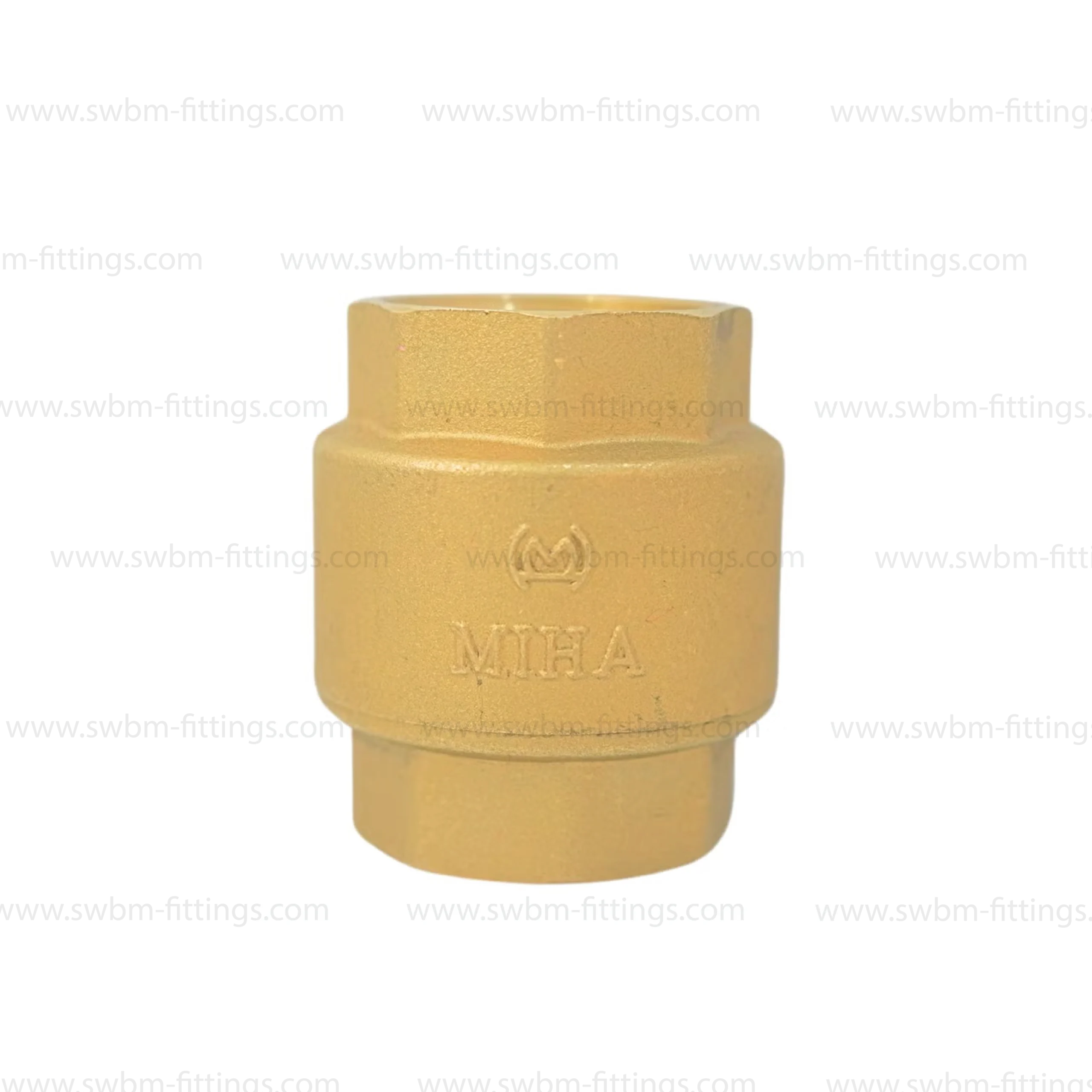 BRASS VERTICAL CHECK VALVE MIHA