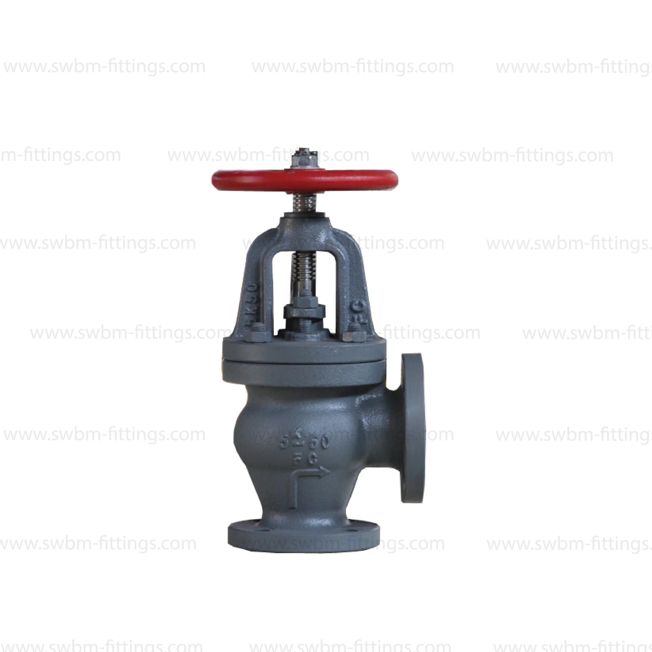 CI ANGLE VALVE FLANGE TYPE JIS 5K SDNR