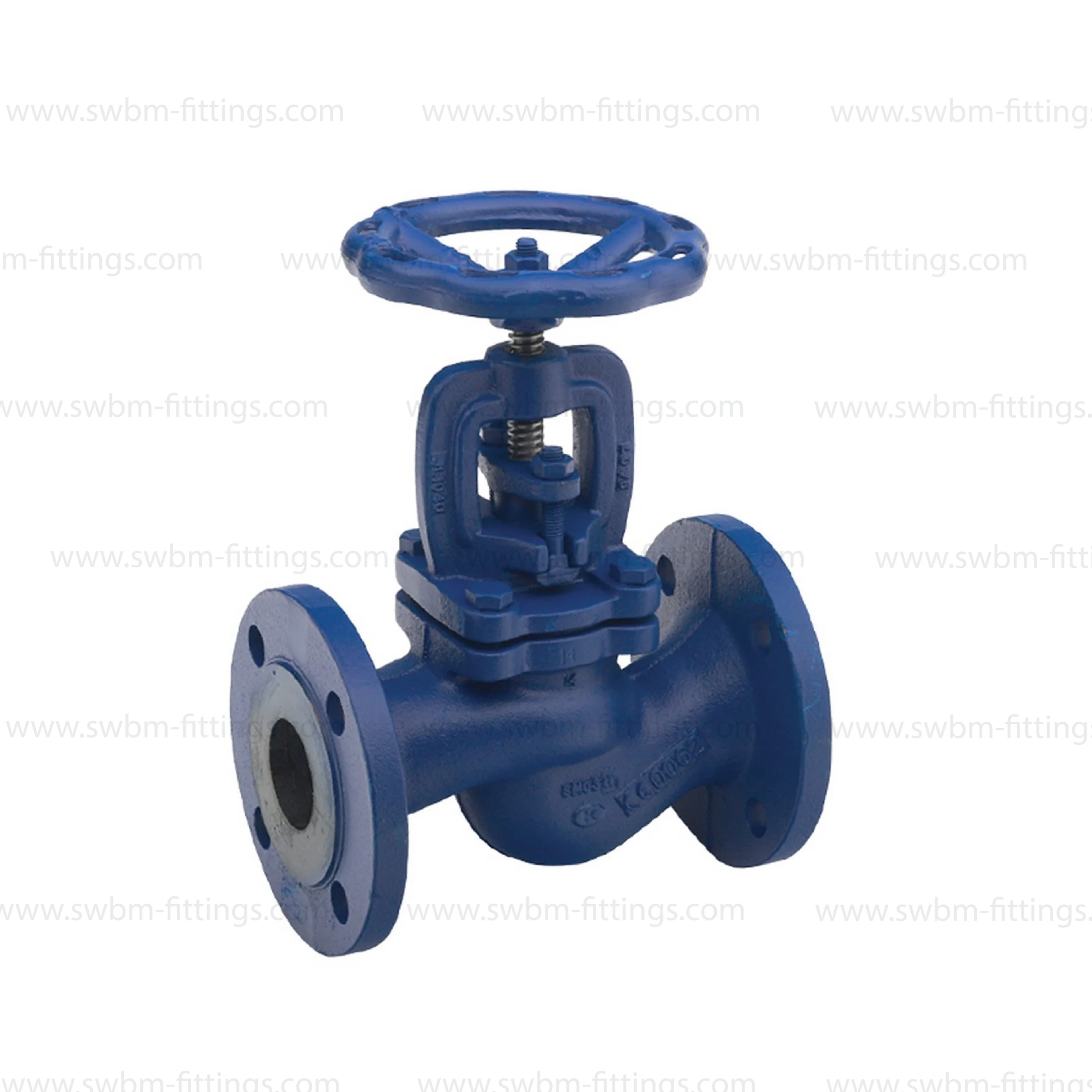 CI BELLOW SEAL GLOBE VALVE FLANGE TYPE PN16