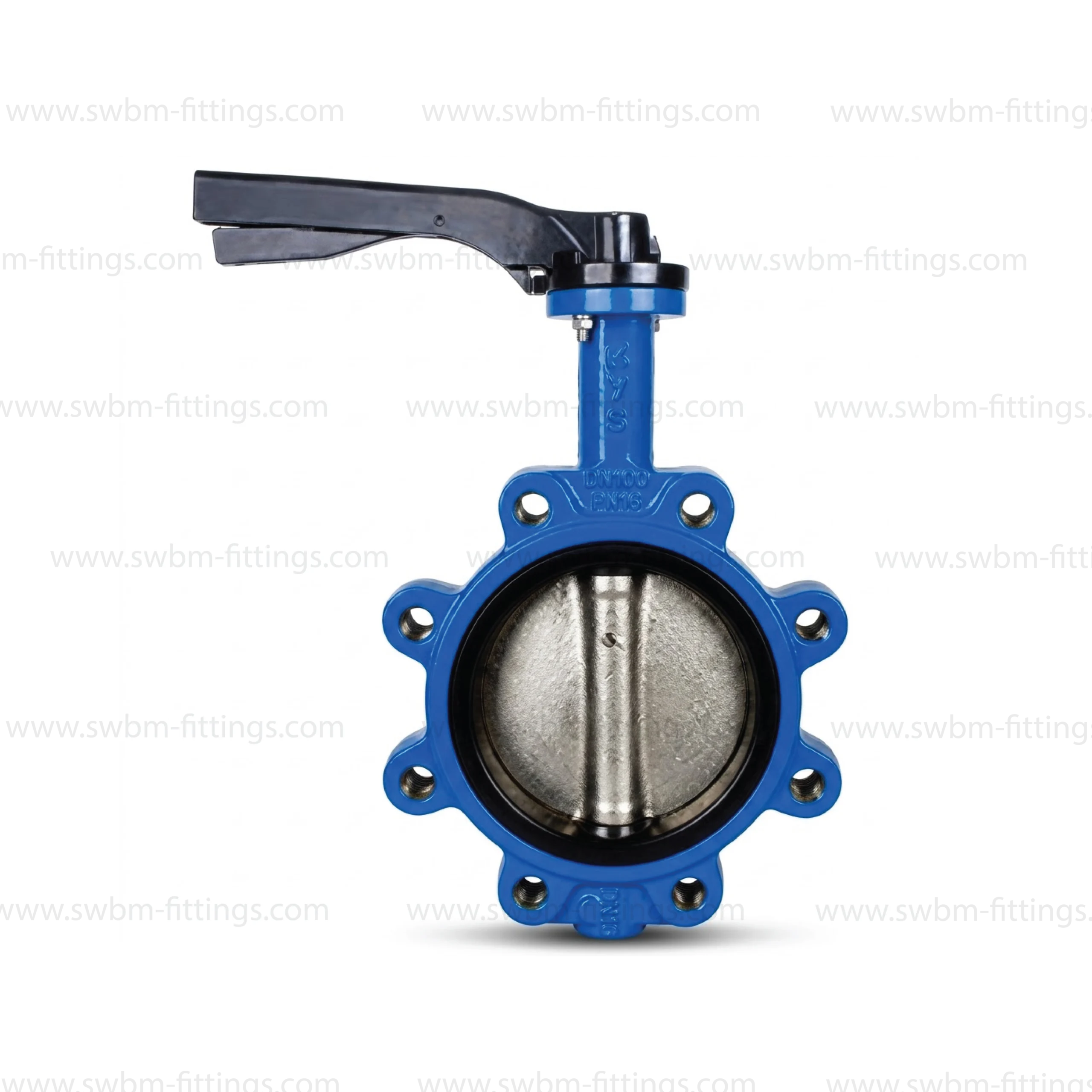 CI BUTTERFLY VALVE LUG SS DISC L/O PN16