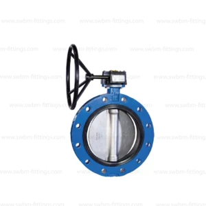 CI DOUBLE FLANGE BUTTERFLY VALVE G/O SS DISC