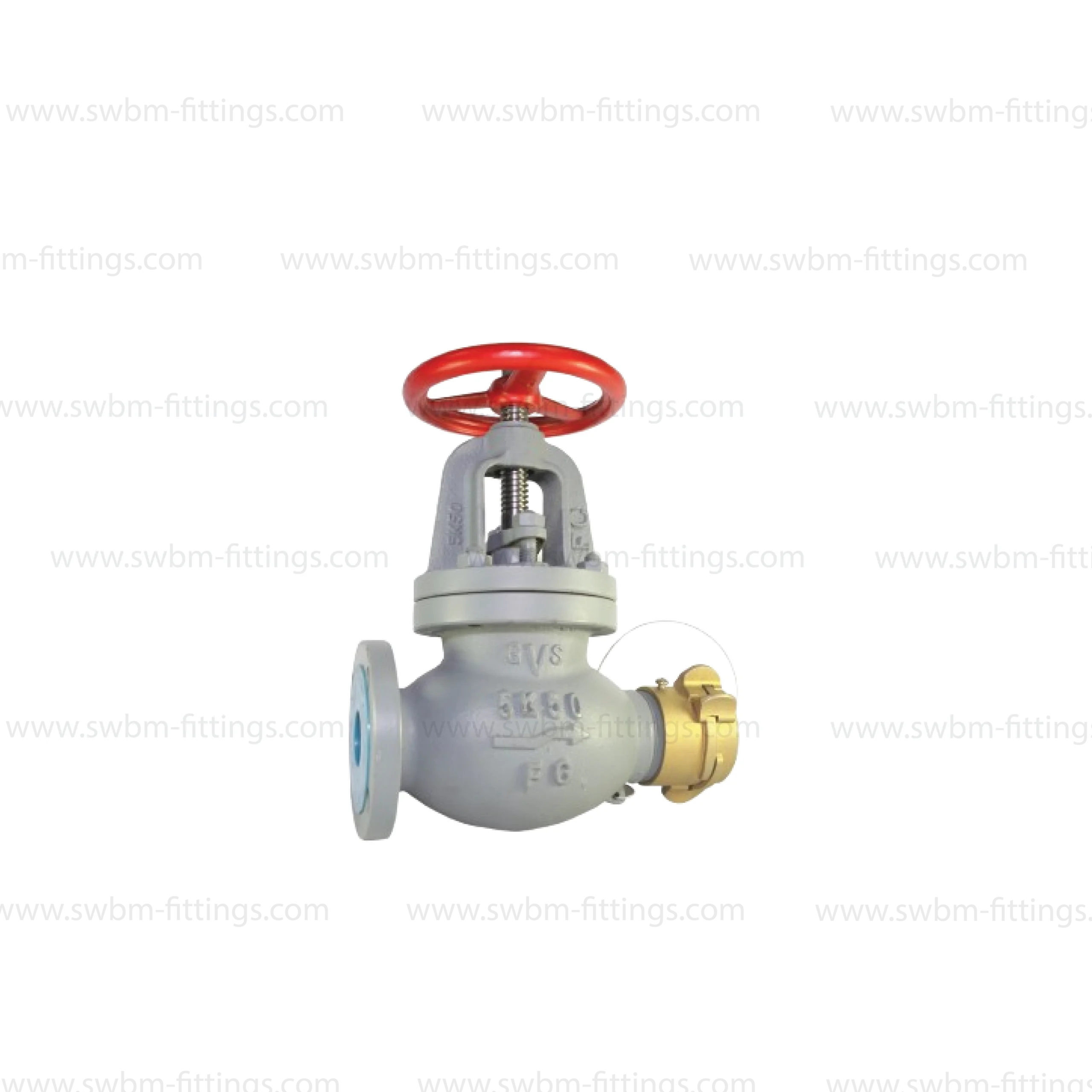 CI GLOBE HOSE VALVE FLANGE TYPE JIS 5K