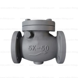 CI SWING CHECK VALVE FLANGE TYPE JIS 5K
