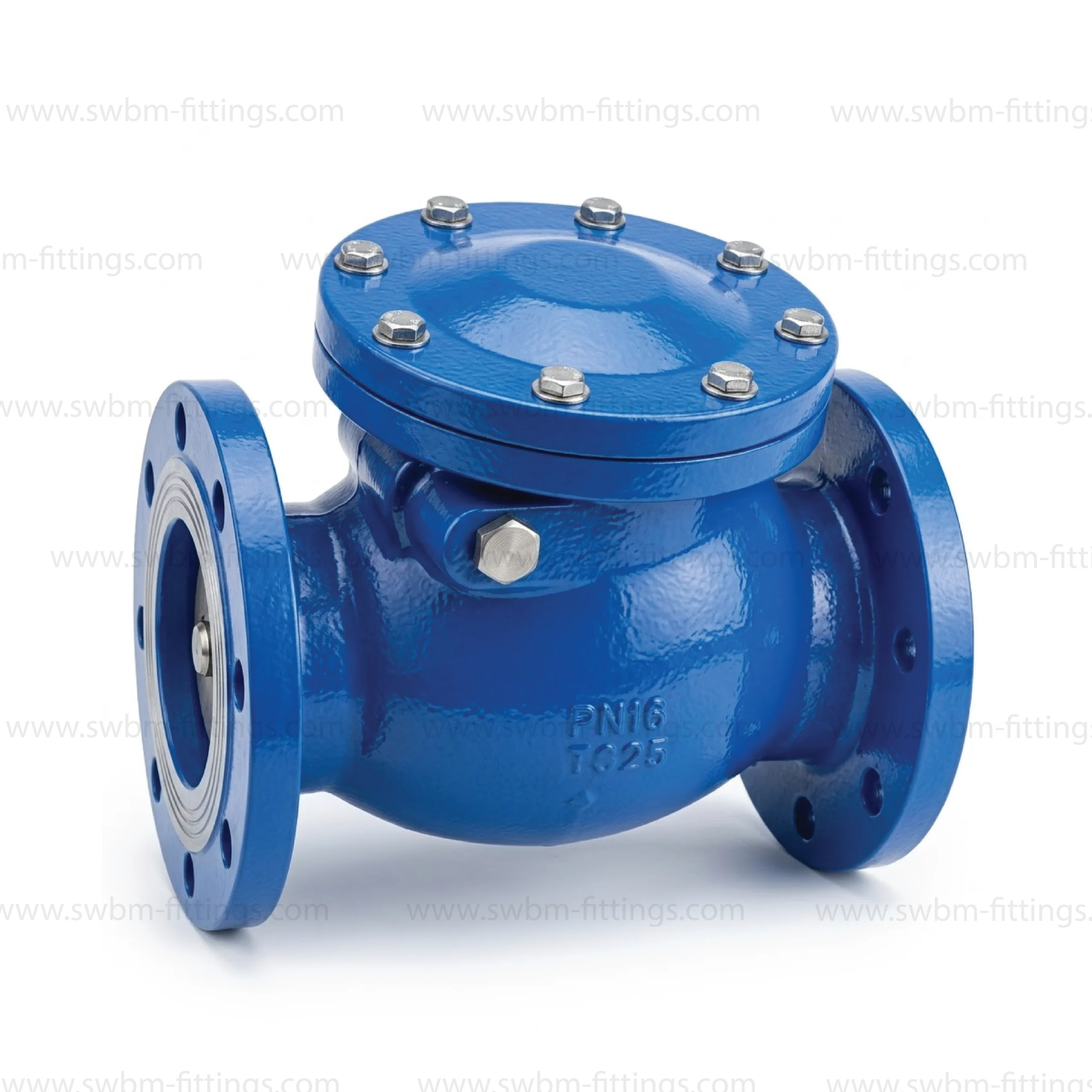 CI SWING CHECK VALVE FLANGED PN16