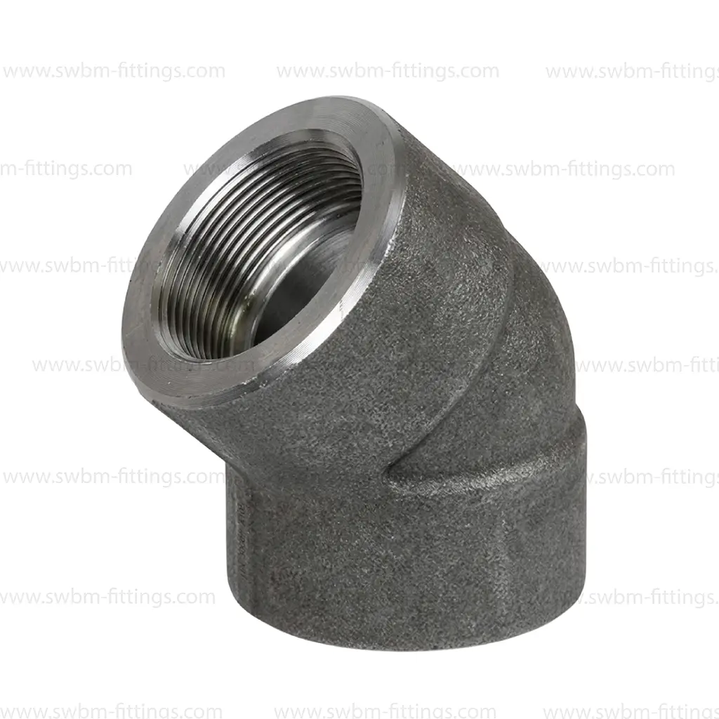 CS A105N 3000 PSI ELBOW 45D - SOCKET-WELD
