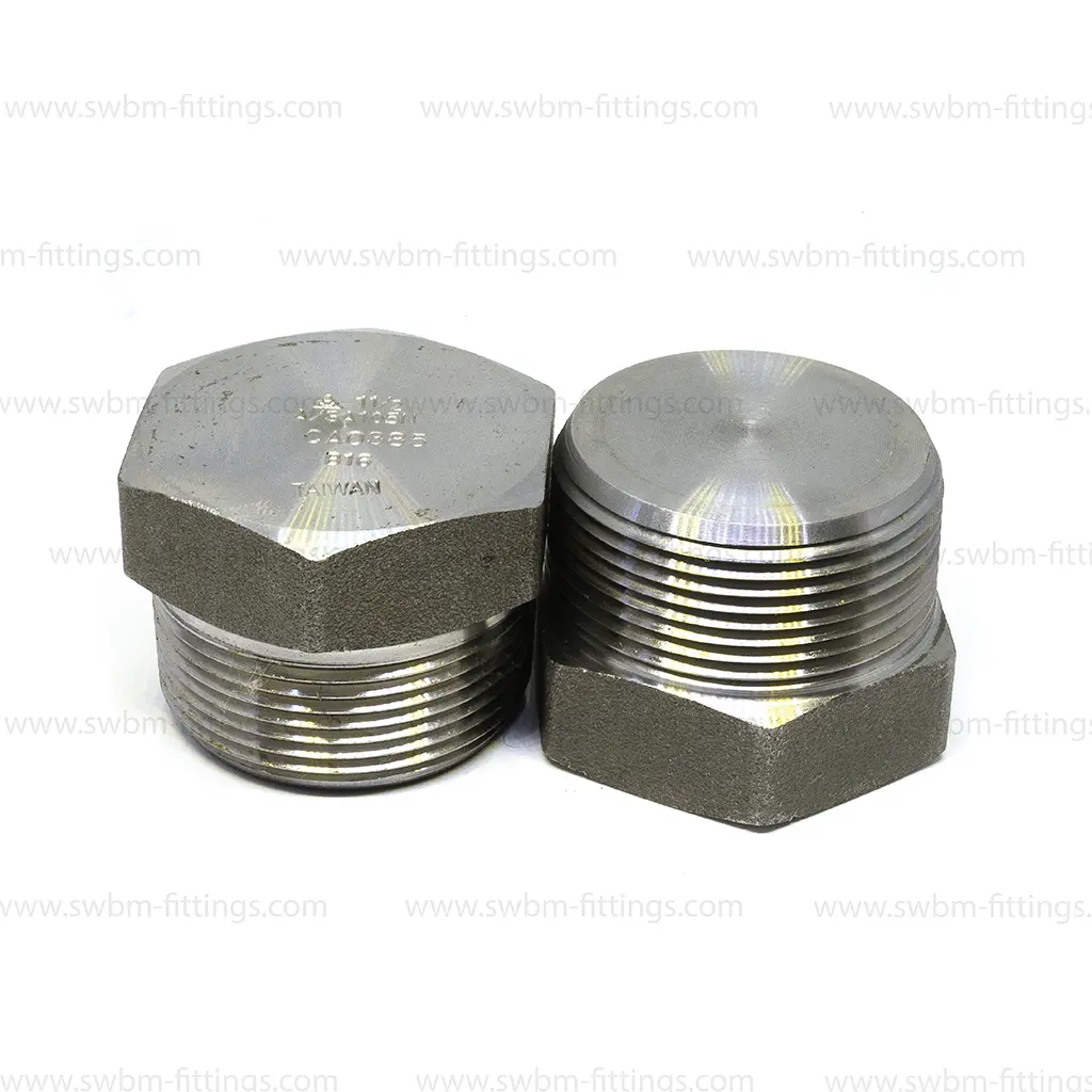 CS A105N 3000 / 6000 PSI HEX PLUG - MALE THREADED