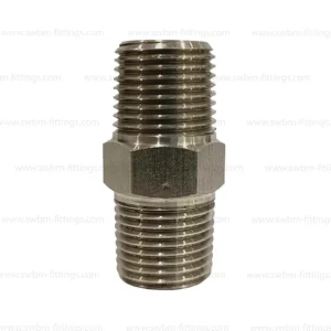 CS A105N 6000 PSI HEX NIPPLE