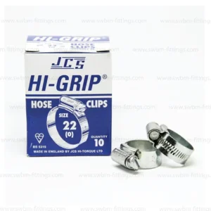 GALVANISED STEEL HOSE CLIP JCS HI-GRIP