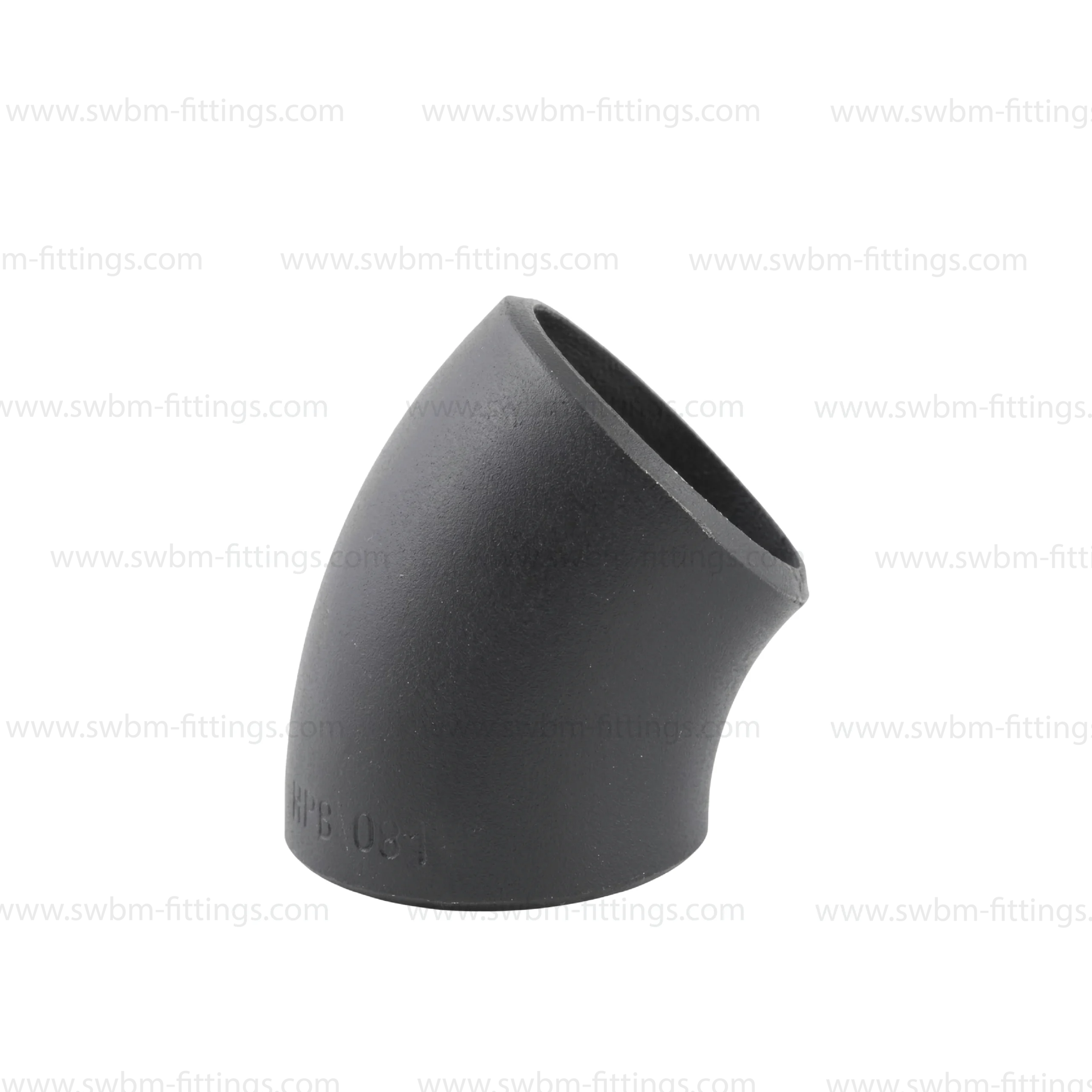 MS B/W ELBOW 45D LONG RADIUS SCH.XS