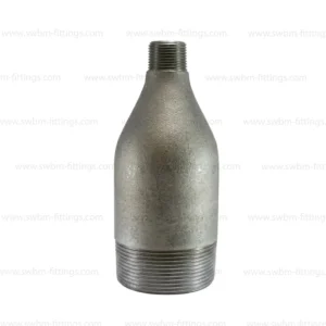 MS CONC. SWAGE NIPPLE SCH.80 NPT