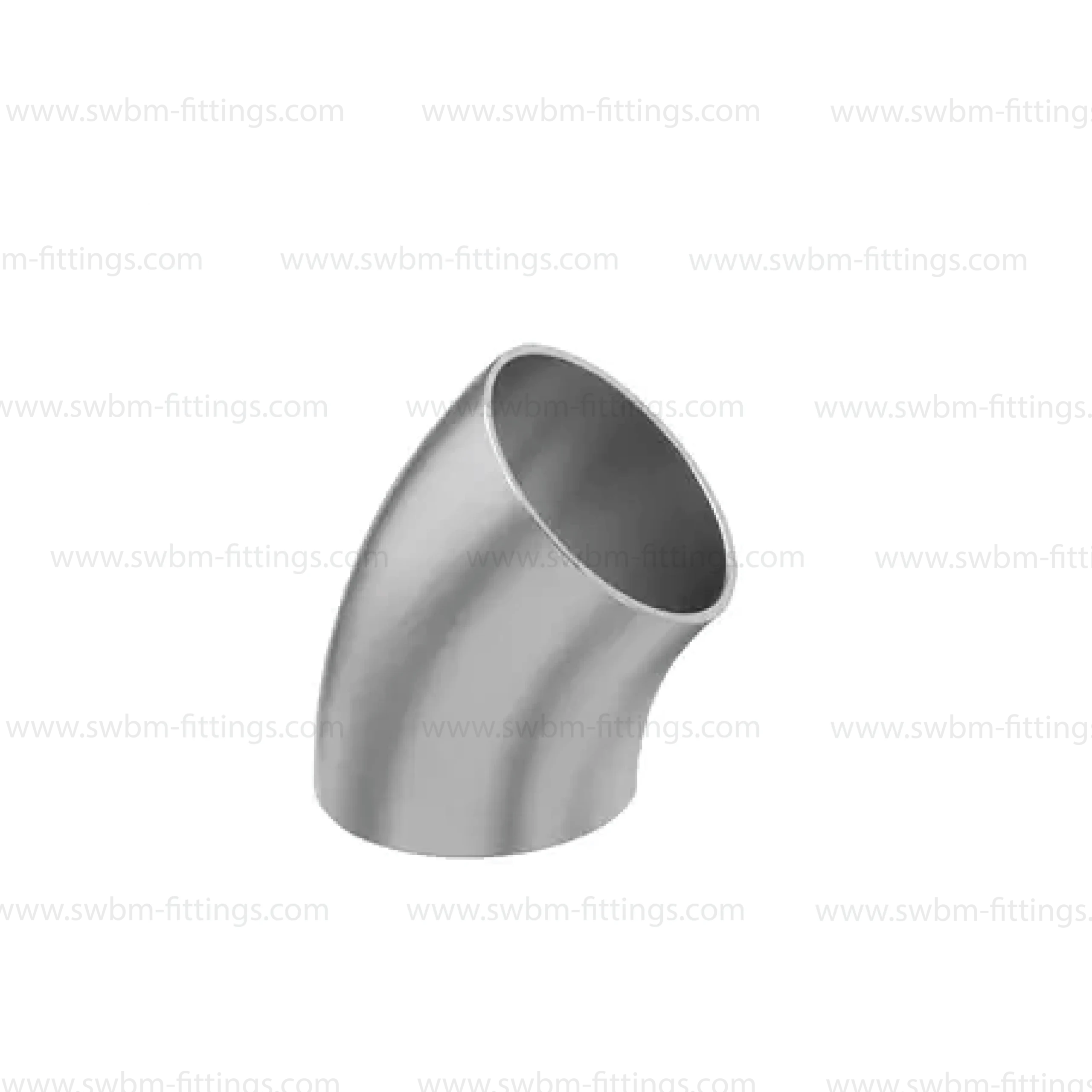 SS B/W ELBOW 45D LONG RADIUS SCH.10