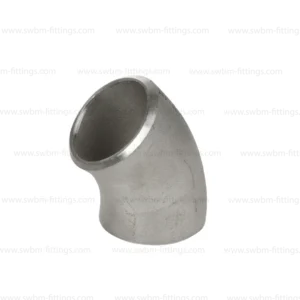 SS B/W ELBOW 45D LONG RADIUS SCH.80