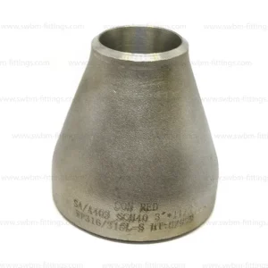 SS B/W CONCENTRIC REDUCER SCH.40