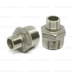 SS CL150 REDUCING HEX NIPPLE