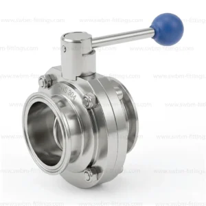 SS316 SMS FG BUTTERFLY VALVE T-BOLT