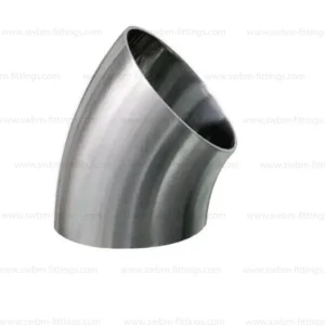 SS316 SMS FOOD GRADE ELBOW 45D