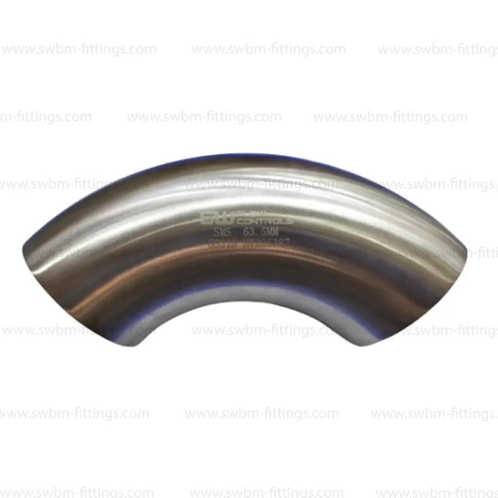 SS316 SMS FOOD GRADE ELBOW 90D