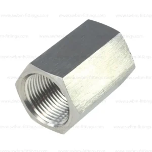 SS316L 10000 PSI HEX COUPLING / SOCKET - THREADED
