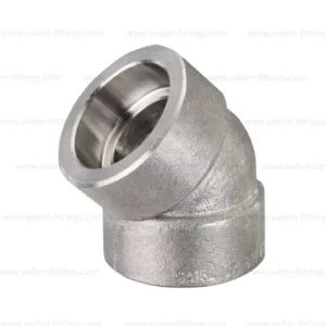 SS316L 3000 PSI ELBOW 45D - SOCKET-WELD