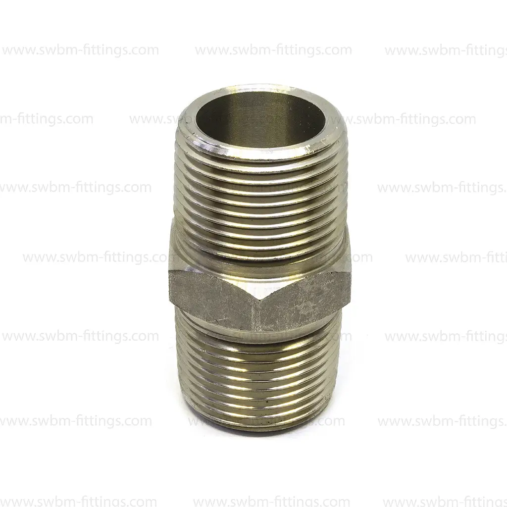 SS316L 3000 PSI HEX NIPPLE