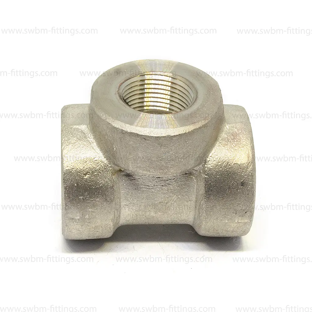 SS316L 3000 PSI TEE - THREADED - Image 3