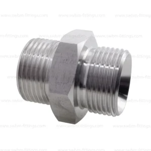 SS316L 6000 PSI HEX NIPPLE NPT X BSP