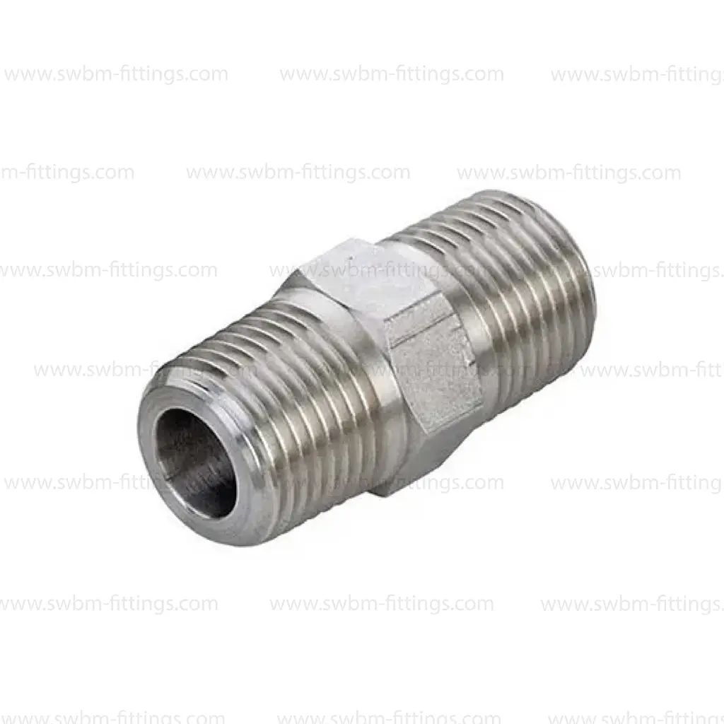 SS316L 6000 PSI HEX NIPPLE NPT