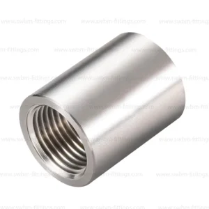 SS316L 6000 PSI ROUND COUPLING / SOCKET - THREADED
