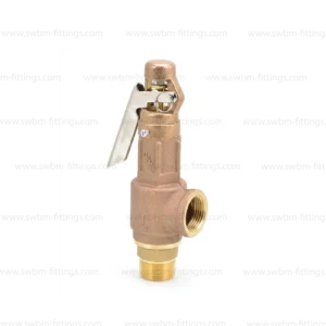 BRONZE SAFETY VALVE WITH LEVER