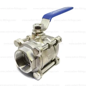 SS 3PC BALL VALVE FB REX